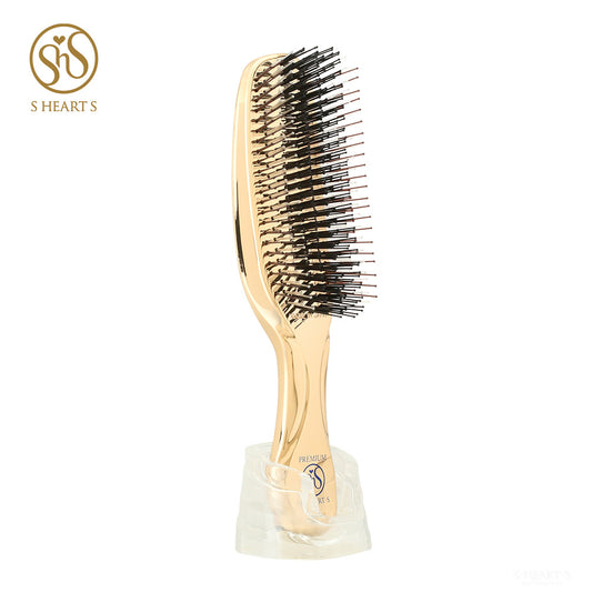 S-HEART-S Scalp Brush World Premium Long Gold