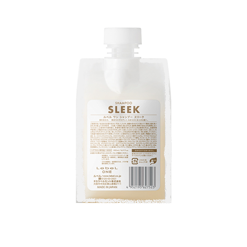 LebeL ONE SHAMPOO SLEEK (500mL refill)