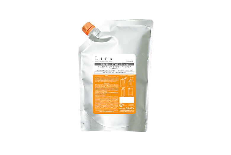 Milbon Deesse's LIFA BaseClear shampoo 1000ml refill
