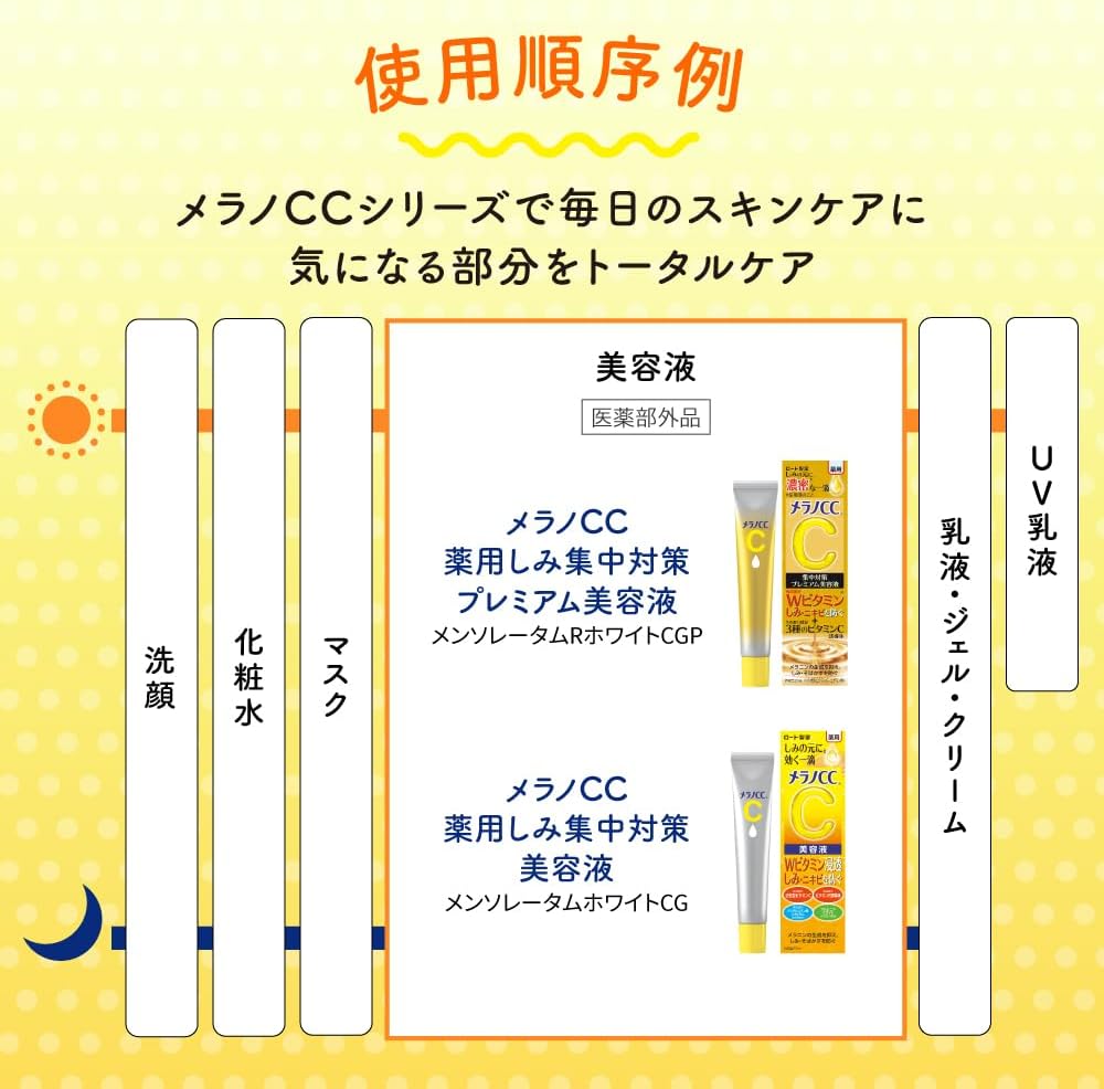ROHTO MELANO CC Premium Brightening Essence 20mL
