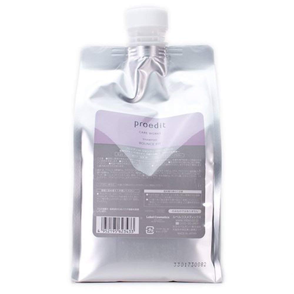 LebeL proedit care works shampoo BOUNCE FIT (1000ml refill)