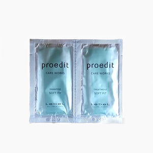 LebeL SHAMPOO SOFT FIT 10ml and TREATMETN SOFT FIT 10ml SET