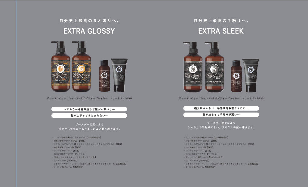 MOLTOBENE deep layer shampoo ExG (10ml) and treatment ExG (10g)