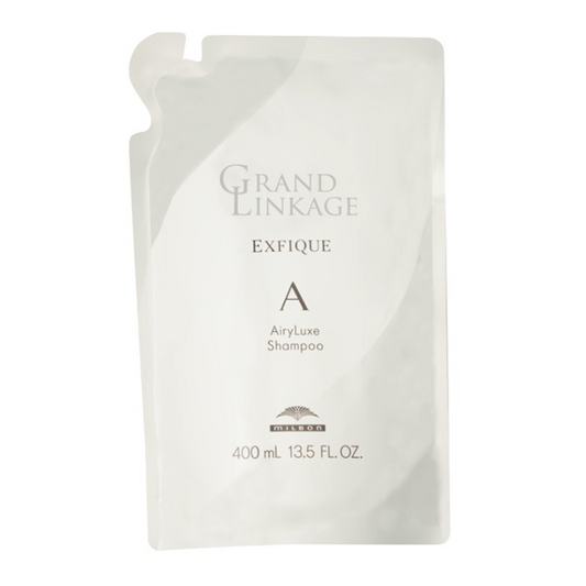 Milbon GRAND LINKAGE EXFIQUE AiryLuxe Shampoo 400mL refill