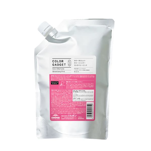 Our Bon Color Milbon COLOR GADGET Color Shampoo Strawberry Pink 1000mL refill – Japan ...