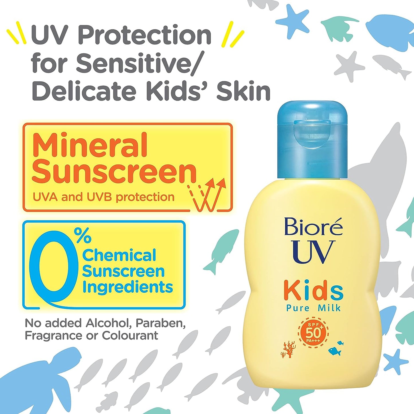 KAO Biore UV Kids Pure Milk 70ml