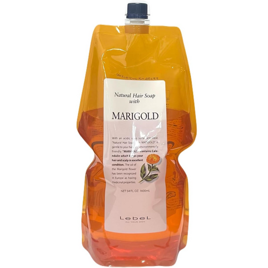 LebeL Natural Hair Soap MARIGOLD (1600ml refill) new package