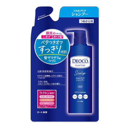 ROHTO DEOCO SCALP CARE SHAMPOO 370ml refill