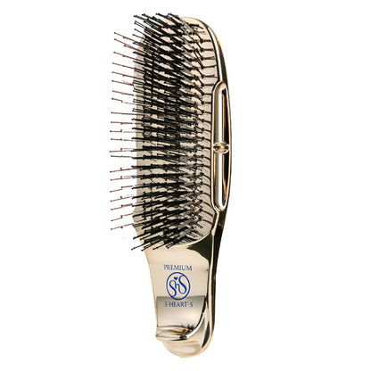S-HEART-S Scalp Brush World Premium Short Gold (GIFT BOX)