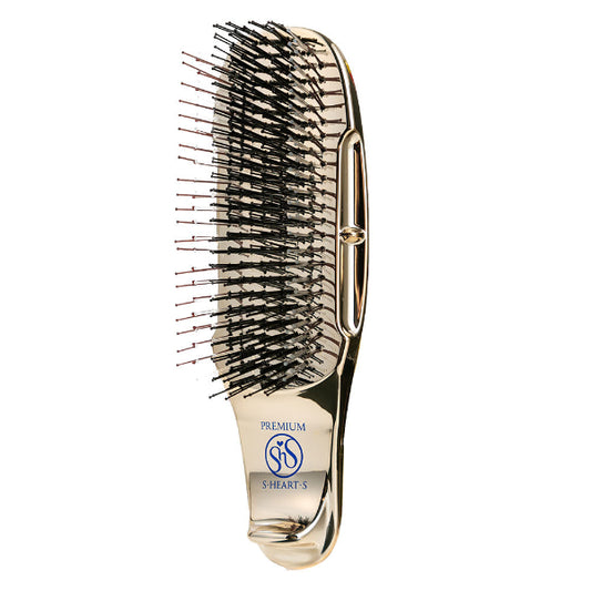 S-HEART-S Scalp Brush World Premium Short Gold