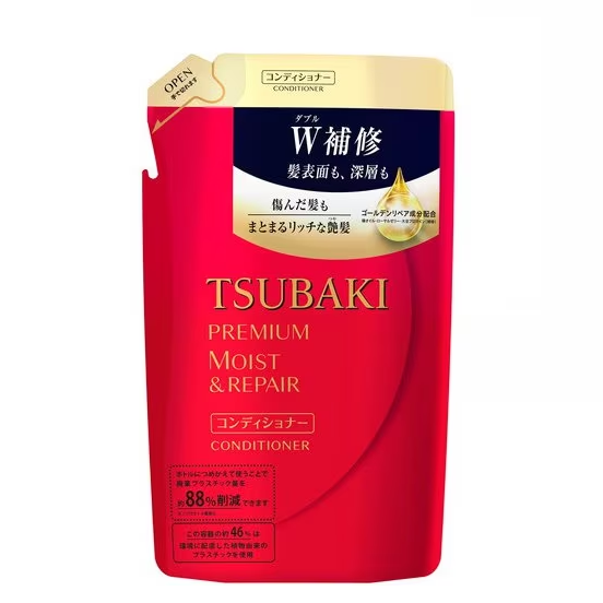 SHISEIDO TSUBAKI PREMIUM MOIST&REPAIR HAIR CONDITIONER (330mL refill)