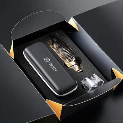 S-HEART-S Scalp Brush World Premium Short Gold (GIFT BOX)