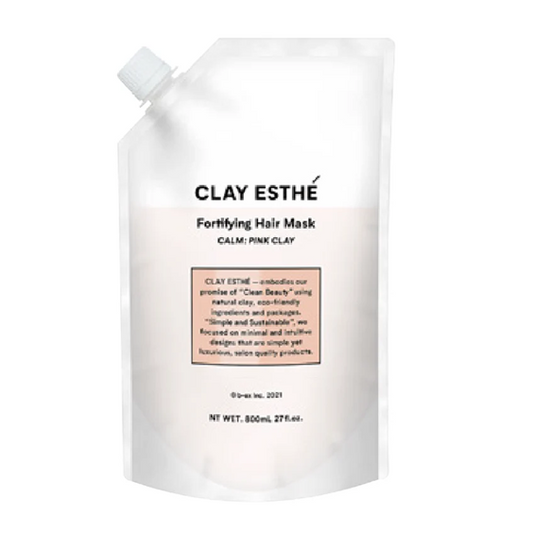 b-ex CLAY ESTHE Fortifying Hair Mask PINK CLAY 800mL refill