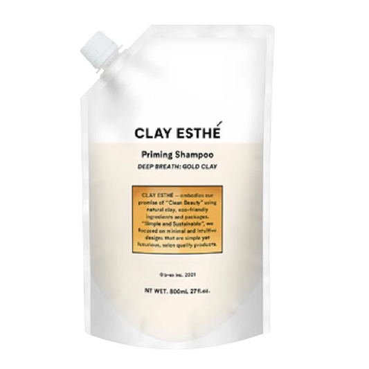b-ex CLAY ESTHE Priming Shampoo GOLD CLAY 800mL refill