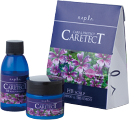 Napla Caretect HB Scalp Shampoo & Scalp Treatment (Trial Set) (50 ml & 50 g)
