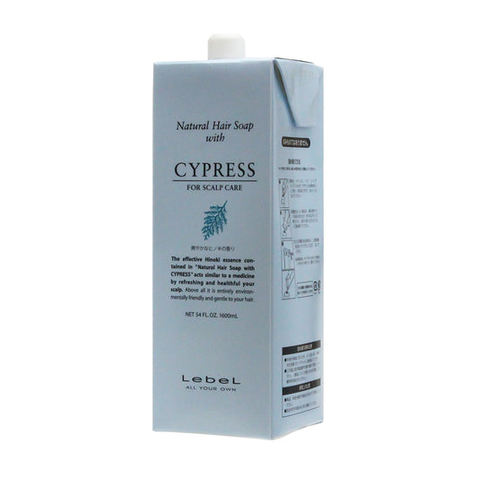 LebeL Natural Hair Soap CYPRESS (1600ml refill)