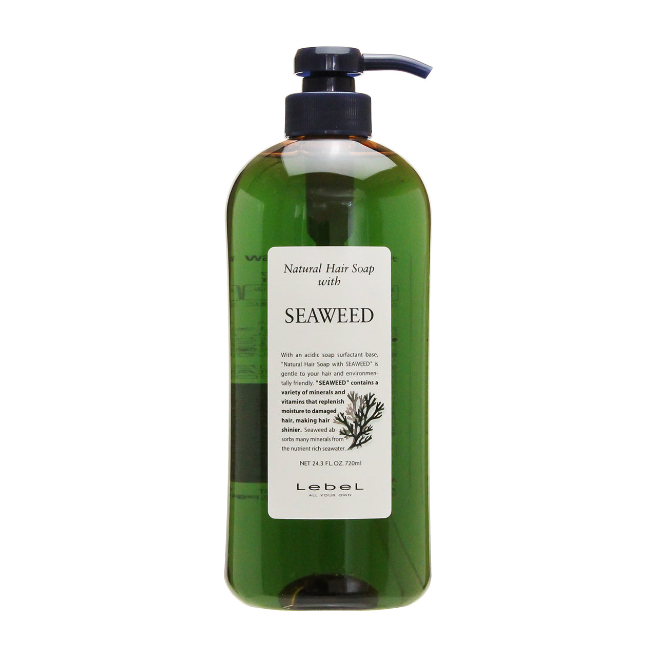 LebeL Natural Hair Soap SEAWEED (720ml)