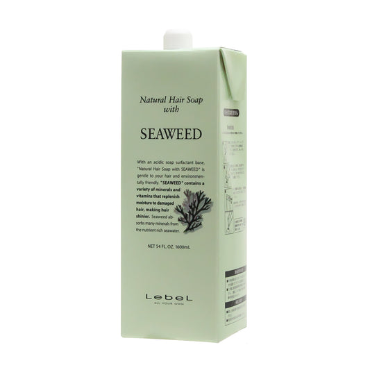 LebeL Natural Hair Soap SEAWEED (1600ml refill)